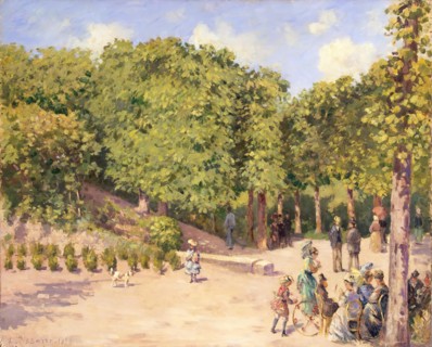 The Municipal Garden, Pontoise, 1873. Creator: Camille Pissarro.