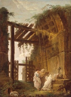 At the Hermit's, 1770. Creator: Hubert Robert.