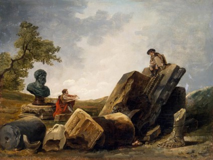 Painters, 1790. Creator: Hubert Robert.