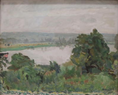 Seine near Vernon, 1911. Creator: Pierre Bonnard.
