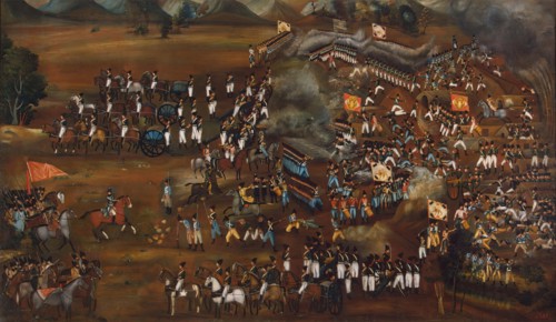 Battle Between Persians and Russians, 1815. Creator: Unknown.