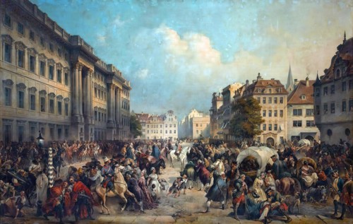 Capture of Berlin on 28 September 1760, 1849. Creator: Alexander von Kotzebue.