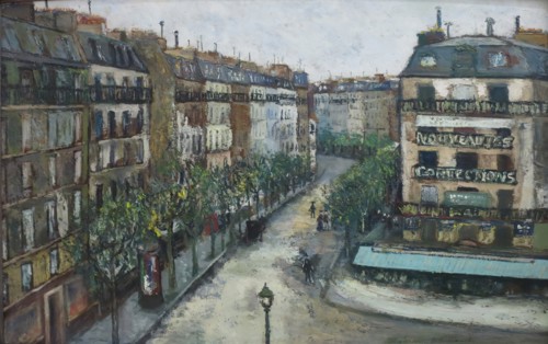 Rue Custine à Montmartre, 1909. Creator: Maurice Utrillo.