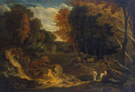 Forest Landscape with a River, 1690. Creator: Cornelis Huysmans.
