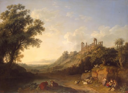 Temple Ruins in Sicily, 1778. Creator: Jacob Philip Hackert.