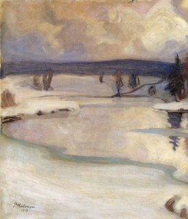 Winter Landscape, 1919. Creator: Pekka Halonen.