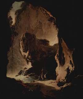 Landscape with a Grotto, 1500. Creator: Philipp Peter Roos.