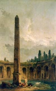 Decorative Landscape with an Obelisk, 1773. Creator: Hubert Robert.
