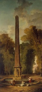 Landscape with an Obelisk, 1802. Creator: Hubert Robert.