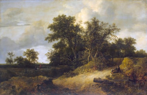 Landscape with a House in the Grove, 1646. Creator: Jacob van Ruisdael.