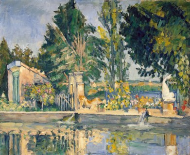 The pool at Jas de Bouffan, 1876. Creator: Paul Cezanne.