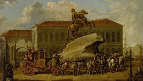 The View of Senate Square, 1799. Creator: Karl Friedrich Knappe.