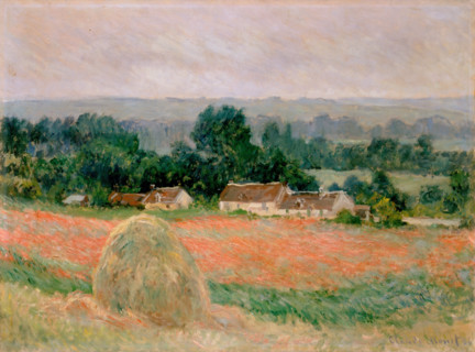 Haystack at Giverny, 1886. Creator: Claude Monet.