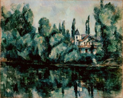 Along the Banks of the Marne, 1888. Creator: Paul Cezanne.