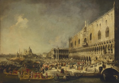 Arrival of the French Ambassador in Venice, 1727. Creator: Canaletto.