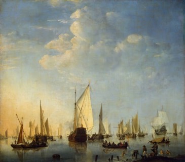 Ships in a Calm Sea, 1653. Creator: Willem van de Velde the Younger.