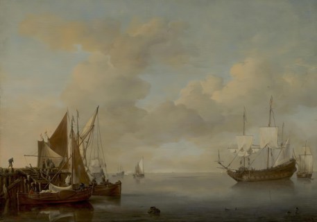 Calm, 1654. Creator: Willem van de Velde the Younger.