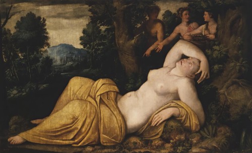 Nymph of Spring, 1550. Creator: Battista Dossi.
