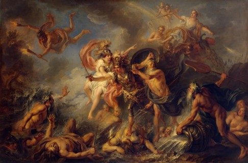 Fury of Achilles, 1737. Creator: Charles-Antoine Coypel.