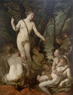Diana and Callisto, 1655. Creator: Pietro Liberi.