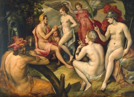 Paris's Judgement, 1550. Creator: Frans Floris.
