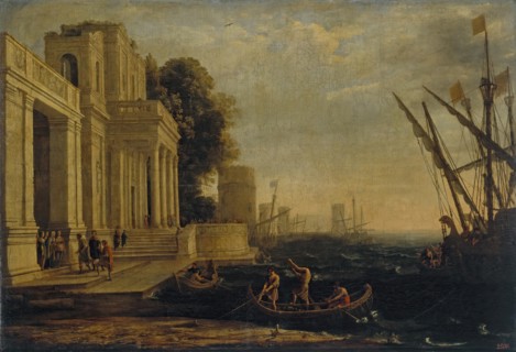 Ulysses Recieved by the Daughters of Lycomedes, 1648. Creator: Claude Lorrain.