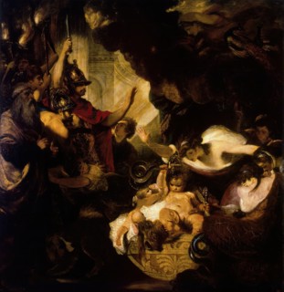 Infant Hercules Strangling the Serpents, 1786. Creator: Sir Joshua Reynolds.