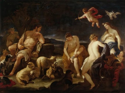 Paris's Judgement, 1681. Creator: Luca Giordano.