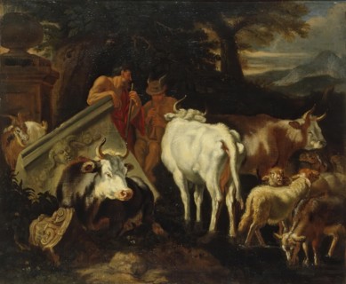 Mercury and Argus, 1750. Creator: Pieter van Bloemen.