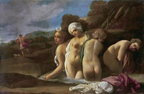 Diana and Actaeon, 1615. Creator: Bartolomeo Schedoni.