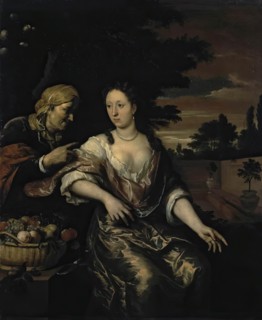 Vertumnus and Pomona, 1705. Creator: Gerard Hoet.