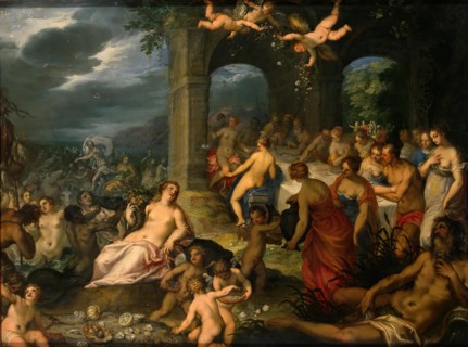 Feast of the Gods (The Marriage of Peleus and Thetis), 1600. Creator: Johannes Rottenhammer the elder.