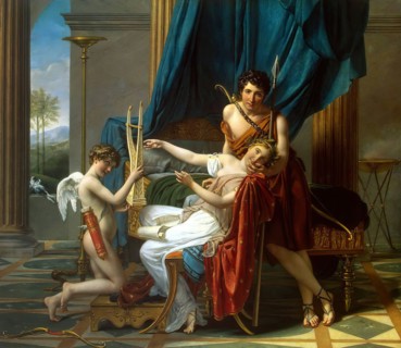 Sappho and Phaon, 1809. Creator: Jacques-Louis David.