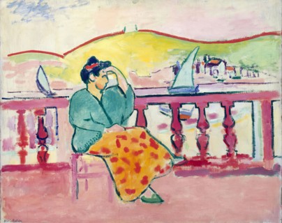 Woman on a Terrace, 1907. Creator: Henri Matisse.