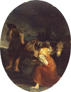 Genre Scene: Shepherd and Shepherdess, 1730. Creator: Giuseppe Maria Crespi.