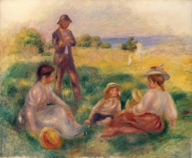 Party in the Country at Berneval, 1898. Creator: Pierre-Auguste Renoir.