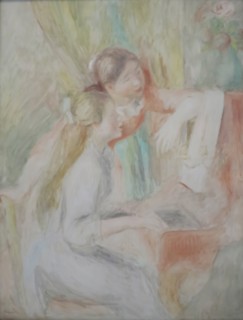 Young Girls at the Piano, 1892. Creator: Pierre-Auguste Renoir.