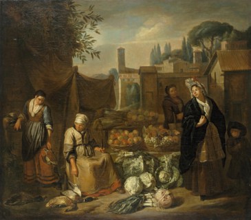 Genre Scene, 1700. Creator: Norbert van Bloemen.