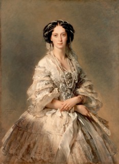 Portrait of Empress Maria Alexandrovna, 1857. Creator: Franz Xaver Winterhalter.