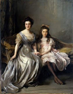 Portrait of a Lady and her Daughter (Portrait of Anya and Lanya), 1911. Creator: Philip A de Laszlo.