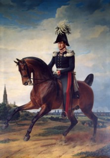 Equestrian Portrait of Frederick William III, 1831. Creator: Franz Kruger.