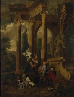 Visit to a Sculptor, 1710. Creator: Balthasar van den Bossche.