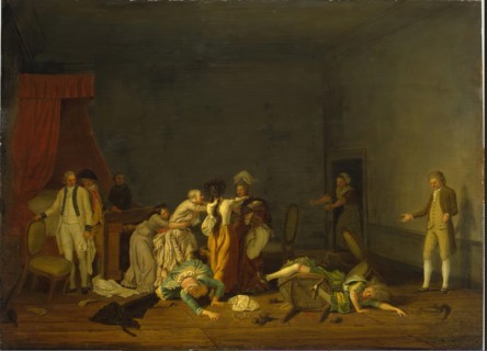 Women Fighting, 1775. Creator: Léonard Defrance.
