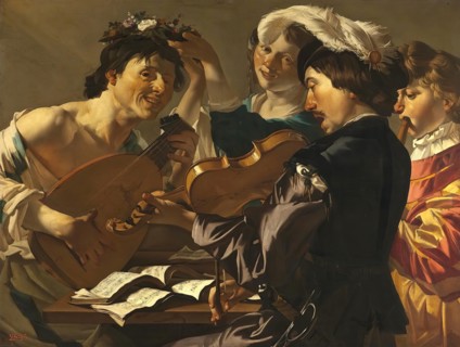 Concert, 1622. Creators: Gerrit van Honthorst, Dirck van Baburen.