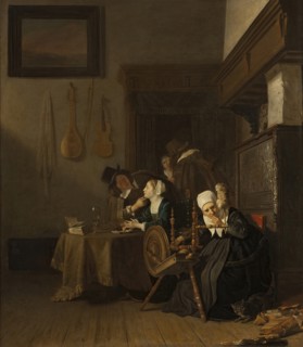 Indulgent Old Lady, 1654. Creator: Jacob van Loo.