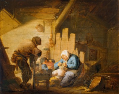 Sense of Sight, 1635. Creator: Adriaen van Ostade.
