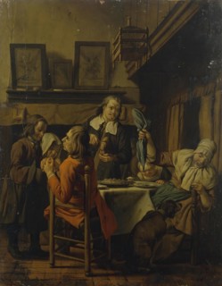 A Genre Scene, 1740. Creator: Jan Josef Horemans I.