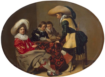 Tric-Trac Players, 1627. Creators: Willem Cornelisz Duyster, Jacob Duck.