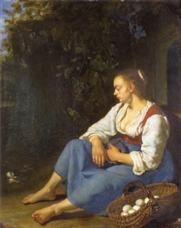 Broken Egg, 1656. Creator: Frans van Mieris I.