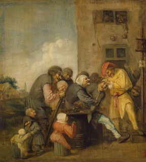 Village Charlatan, (The Operation for Stone in the Head), 1620. Creator: Adriaen Brouwer.